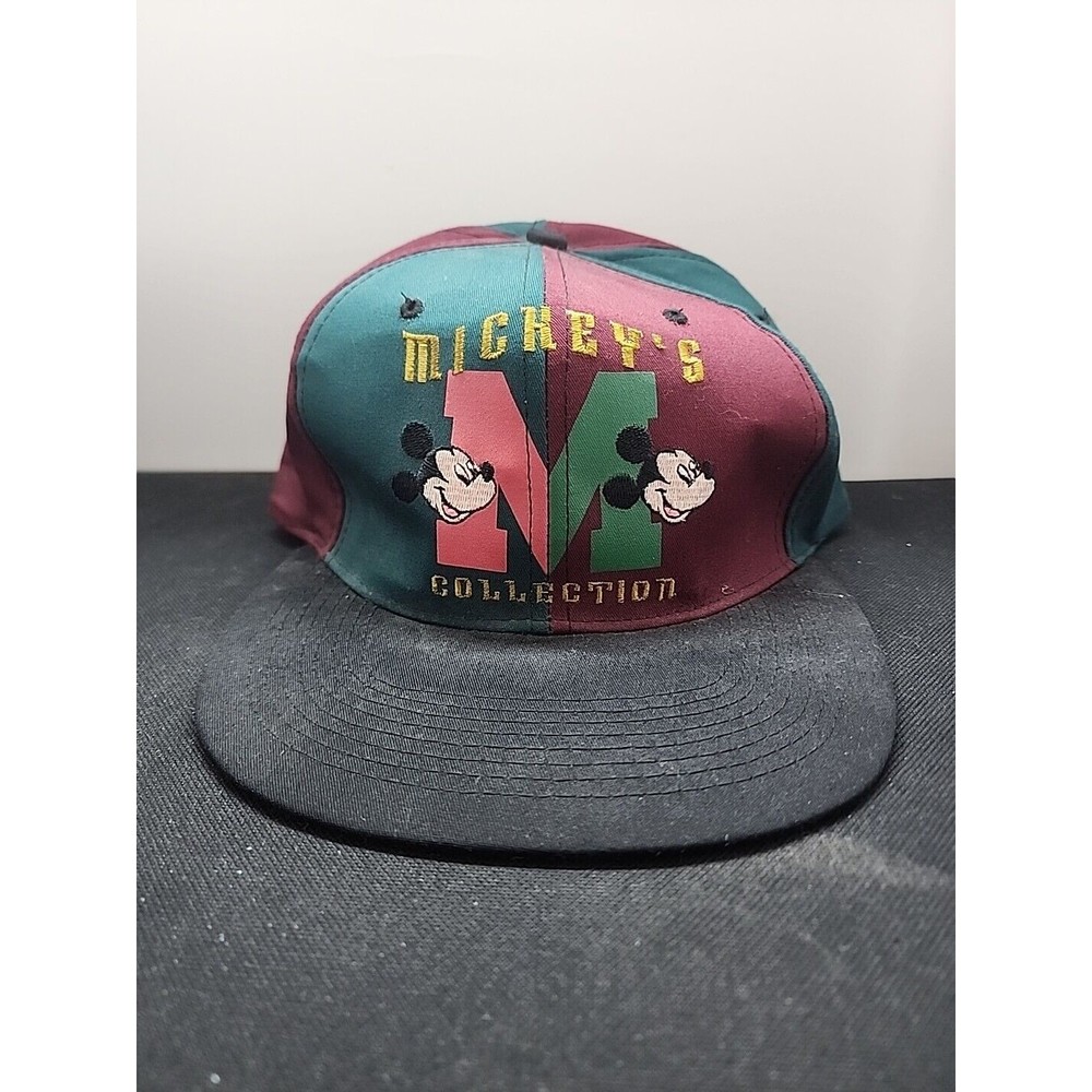 Disney Mickey Mouse Baseball Cap Hat Snap Back Mickey's Collection Embroidered - Picture 1 of 6